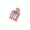 Women's Minimalist Geometric Pc Spray Painted Square Highend Grab Clip Hair Accessories