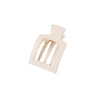 Women's Minimalist Geometric Pc Spray Painted Square Highend Grab Clip Hair Accessories
