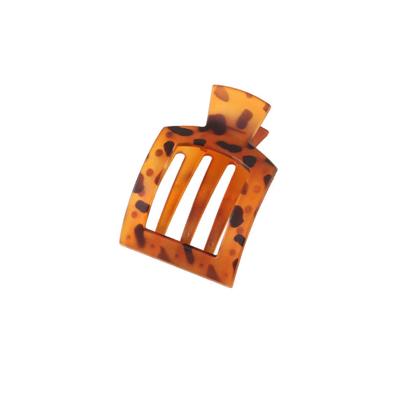 Women's Minimalist Geometric Pc Spray Painted Square Highend Grab Clip Hair Accessories