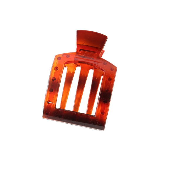 Women's Minimalist Geometric Pc Spray Painted Square Highend Grab Clip Hair Accessories