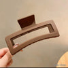 Women's Minimalist Geometric Ps Hair Clip With Paint Treatment And Multiclaw Design
