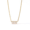 Women's Minimalist Geometric Titanium Steel O Chain Diamond Necklace With Horse Eye Zircon And Electroplating