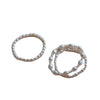 Women's Minimalist Glossy Freshwater Pearl Rice Shape Bracelet With Copper And 14K Gold