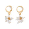 Women's Minimalist Handmade Imitation Pearl Flower Collarbone Necklace With Metal Thin Chain