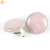 Women's Minimalist Natural Semi Precious Stone And Copper Accessories Earrings