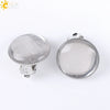 Women's Minimalist Natural Semi Precious Stone And Copper Accessories Earrings