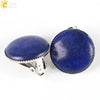 Women's Minimalist Natural Semi Precious Stone And Copper Accessories Earrings
