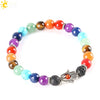 Women's Minimalist Natural Stone Beaded Bracelet With Electroplated Alloy Accents Semi Precious Crystal Volcanic Rock Amethyst Lapis Tiger's Eye Red Agate
