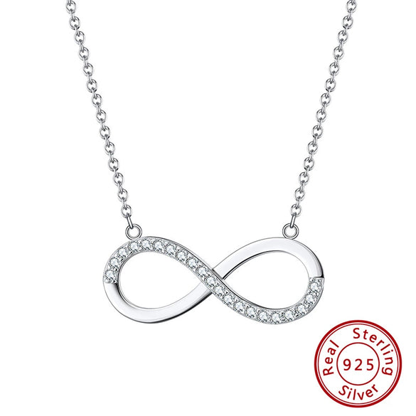 Women's Minimalist S925 Sterling Silver Letter Pendant Necklace With Zircon Inlay Electroplated Jewelry