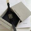 Women's Minimalist Square Alloy Case Quartz Watch With Middle Ages Style
