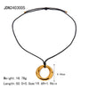 Women's Minimalist Stainless Steel And Titanium Steel Geometric Clavicle Necklace