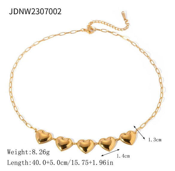 Women's Minimalist Stainless Steel And Titanium Steel Geometric Clavicle Necklace