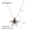 Women's Minimalist Stainless Steel And Titanium Steel Geometric Clavicle Necklace