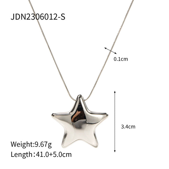 Women's Minimalist Stainless Steel And Titanium Steel Geometric Clavicle Necklace