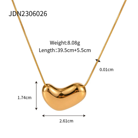 Women's Minimalist Stainless Steel And Titanium Steel Geometric Clavicle Necklace