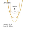Women's Minimalist Stainless Steel And Titanium Steel Geometric Clavicle Necklace