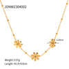 Women's Minimalist Stainless Steel And Titanium Steel Geometric Clavicle Necklace