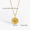 Women's Minimalist Stainless Steel And Titanium Steel Geometric Clavicle Necklace