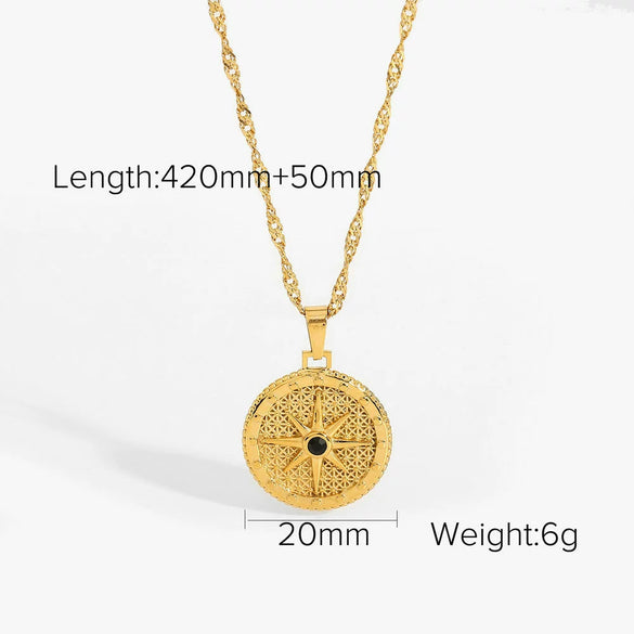Women's Minimalist Stainless Steel And Titanium Steel Geometric Clavicle Necklace