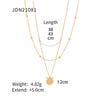Women's Minimalist Stainless Steel And Titanium Steel Geometric Clavicle Necklace