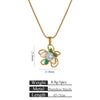 Women's Minimalist Stainless Steel And Titanium Steel Love Pendant Necklace With Snake Bone Chain And Heart Shape Dripping Oil Design