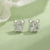 Women's Minimalist Star Earrings In S Silver With Zircon Inlay Fine Craftsmanship Elegant Versatile Pierced Ear Stud Earrings