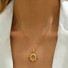 Women's Minimalist U Shaped Copper Pendant Necklace With Electroplated Elegant Fashion Jewelry In Old Money Style