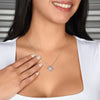 Women's Modern Minimalist Heart Shape Copper Clavicle Chain Necklace With Electroplated Pendant Casual Fashion Gift
