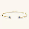 Women's Moissanite Bracelet S925 Sterling Silver Open Style With Geometric Constellation Doll Crown Heart Fruit And More Patterns Electroplated