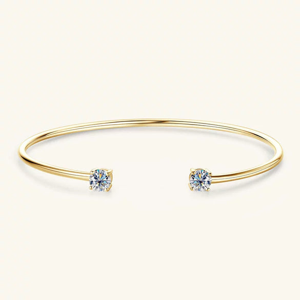 Women's Moissanite Bracelet S925 Sterling Silver Open Style With Geometric Constellation Doll Crown Heart Fruit And More Patterns Electroplated