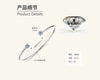 Women's Moissanite Bracelet S925 Sterling Silver Open Style With Geometric Constellation Doll Crown Heart Fruit And More Patterns Electroplated