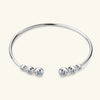 Women's Moissanite Bracelet 925 Sterling Silver Geometric Style Electroplated