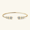 Women's Moissanite Bracelet 925 Sterling Silver Geometric Style Electroplated