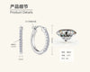 Women's Moissanite Earrings S925 Sterling Silver Geometric Electroplated