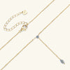 Women's Moissanite Pendant Necklace 925 Sterling Silver Geometric Style Electroplated Ochain