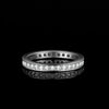 Women's Moissanite Ring S925 Silver Geometric Full Circle The Crown Design Ring