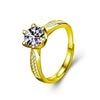 Women's Moissanite Ring 925 Sterling Silver Crownshaped Jewelry With Diamonds