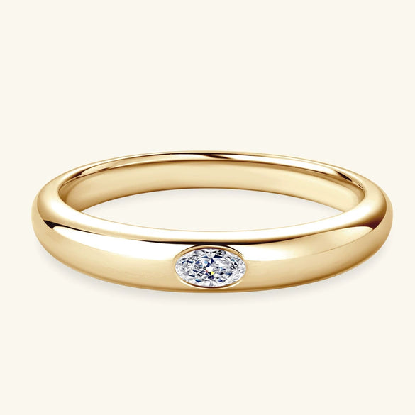 Women's Moissanite Ring 925 Sterling Silver Geometric Style Electroplated