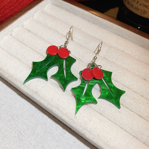 Women's Moissanite Snowflake Earrings With Pearl Tassels Alloy Diamond Design And Silver Ear Posts For Festive Christmas Fashion