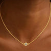 Women's Multi Layer Geometric Zircon Necklace Copper Clavicle Chain With Electroplated Simple Light Luxury Jewelry