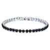 Women's Multicolor Round Diamond Zircon Bracelet Geometric Simple Style Electroplating Jewelry