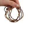 Women's Multilayer Natural Agate Geometric Handmade Retro Light Luxury Niche Highend Bracelet Jewelry
