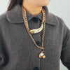 Women's Multilayer Necklace Imitation Pearl Geometric Zinc Alloy Animal Zodiac Electroplated