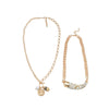 Women's Multilayer Necklace Imitation Pearl Geometric Zinc Alloy Animal Zodiac Electroplated