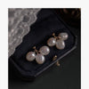 Women's Natural Freshwater Pearl Alien Shape Elegant Earrings
