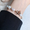 Women's Natural Freshwater Pearl Cartoon Geometric Style Bracelet