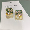 Women's Natural Freshwater Pearl Earrings In S925 Sterling Silver With 18K Gold Oblate Shape