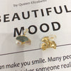 Women's Natural Freshwater Pearl Earrings In S925 Sterling Silver With Oblate Shape