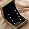 Women's Natural Freshwater Pearl Nearly Round Earrings