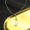 Women's Natural Freshwater Pearl Necklace With Geometric Pearl Chain Retro Clavicle Necklace Electroplated Non Fading Jewelry